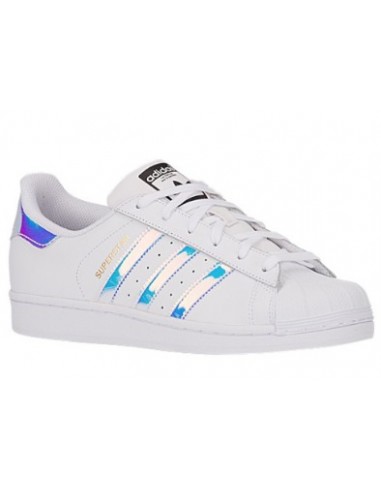 ADIDAS SUPERSTAR BLANCAS/PLATEADAS BRILLANTE